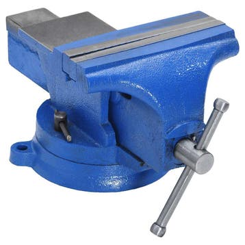 vidaXL Bankschroef 150 mm gietijzer blauw, Doe-het-zelf en Bouw, Gereedschap | Handgereedschap, Verzenden, Nieuw