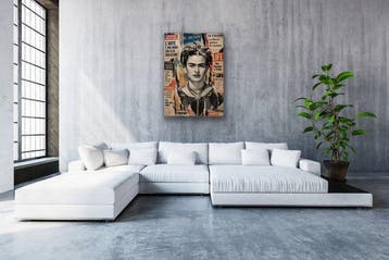 Eric Brumette - FRIDA KAHLO LIFE MAGAZINE - Toile L -