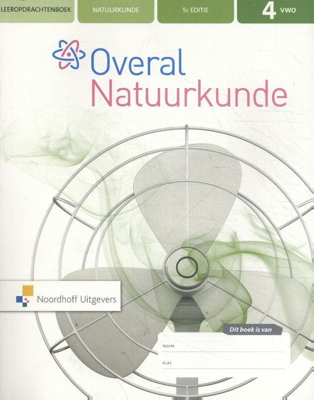 Overal Natuurkunde Leeropdrachtenboek 4 vwo 9789001891817, Boeken, Wetenschap, Gelezen, Verzenden