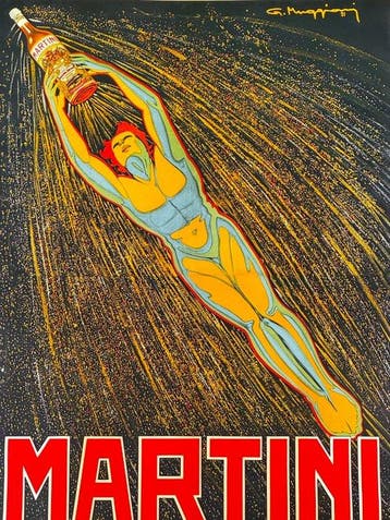 Giorgio Muggiani - Vermouth Martini & Rossi Torino reprint, Antiek en Kunst