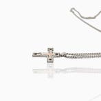 Zonder minimumprijs - Halsketting - 18 karaat Zilver,, Handtassen en Accessoires, Kettingen, Nieuw