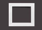 PVC raam draai kiep b90xh60 cm wit, Gevelraam of Ruit, Minder dan 80 cm, 80 tot 120 cm, Nieuw