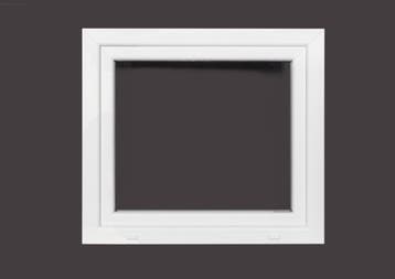 PVC raam draai kiep b90xh60 cm wit, Ophalen of Verzenden, Gevelraam of Ruit
