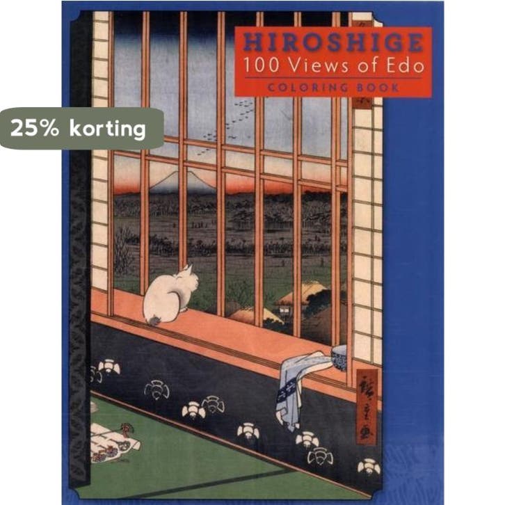 Hiroshige 100 Views of Edo Colouring Book 9780764958168, Livres, Langue | Anglais, Envoi