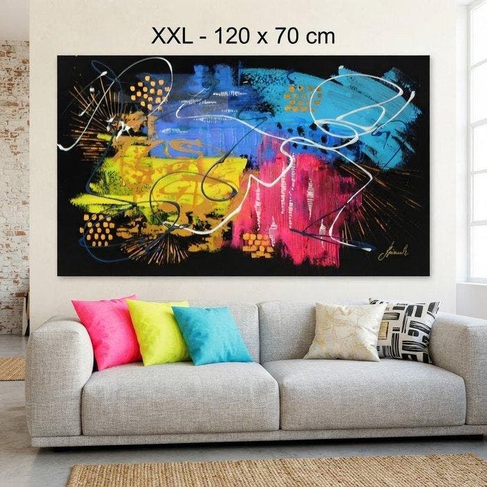 Monika Spiewak - NO RESERVE PRICE - Abstract - Oil Painting, Antiek en Kunst, Kunst | Schilderijen | Modern