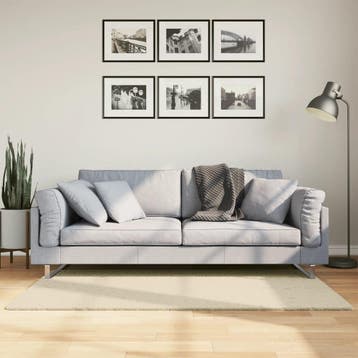 vidaXL Vloerkleed HUARTE laagpolig zacht wasbaar 80x150 cm, Verzenden