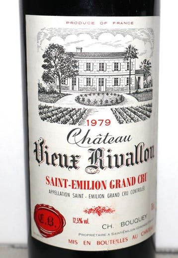 1979 Château Vieux Rivallon - Saint-Émilion Grand Cru - 6, Nieuw