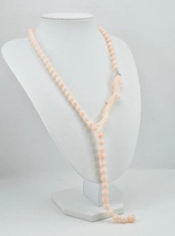 Koraal - Zilver - Halsketting - CORALLO ROSATO