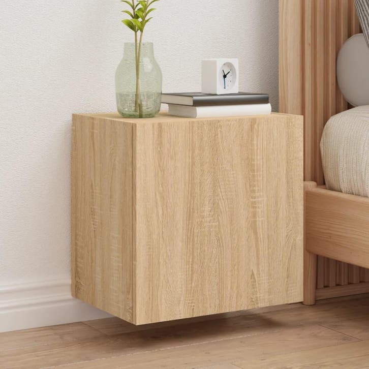 vidaXL Tv-wandmeubel 40,5x30x40 cm bewerkt hout sonoma, Maison & Meubles, Armoires | Mobilier de télévision, Envoi