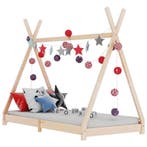 vidaXL Kinderbedframe massief grenenhout 70x140 cm, Kinderen en Baby's, Verzenden, Nieuw