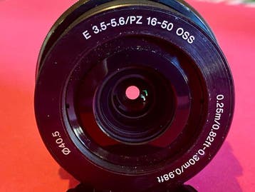 Sony E 3.5-5.6/PZ 16-50 OSS Zoomlens, Nieuw