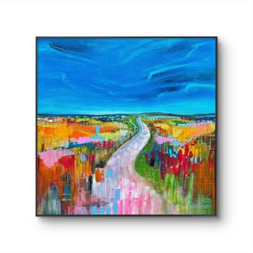 Luca Domiro - Where Colours Meet - Large Original painting