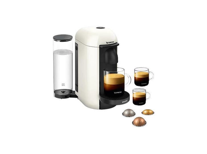 Krups - Capsulemachine - Wit, Elektronische apparatuur, Koffiezetapparaten, Koffiepads en cups, Nieuw, Afneembaar waterreservoir