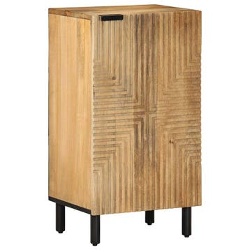 vidaXL Dressoir 40x33x75 cm massief mangohout bruin, Verzenden, Nieuw