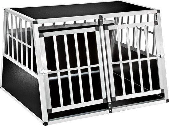 2dekans | tectake Hondentransportbench double met een, Dieren en Toebehoren, Honden-accessoires, Ophalen of Verzenden