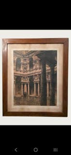 Scuola italiana (XIX), Firmato Morselli - Milano Palazzo