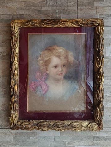 Arpad Somos de Talbor (1891-?) - Bimba dal Fiocco Rosa