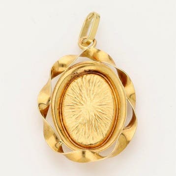 Pendentif - 18 carats Or jaune - spinelle