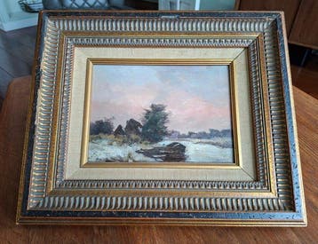 Nederlandse school (XIX) - Winter IJsgezicht