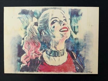 Emma Wildfang - 1 Original drawing - Harley Quinn - Ink and