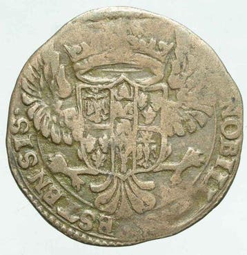 Italië, Modena Francesco I dEste (1629-1658). Mezza Lira