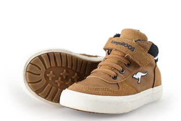 Kangaroos Sneakers Jongens in maat 24 Bruin, Verzenden, Schoenen