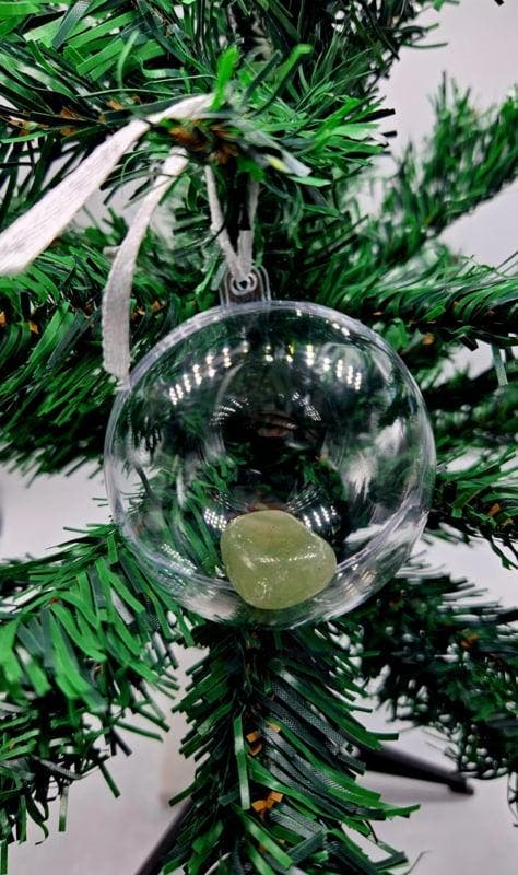 Edelsteen kerstbal Aventurijn, Handtassen en Accessoires, Edelstenen, Ophalen of Verzenden