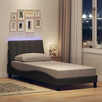vidaXL Bedframe zonder matras Hanko 90x200 cm stof, Verzenden