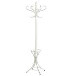 Staande kapstok Bistro 12 haken wit, Nieuw, Overige materialen