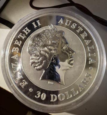 Australië. 30 Dollars 2010 Kookaburra 1 Kg (.999)