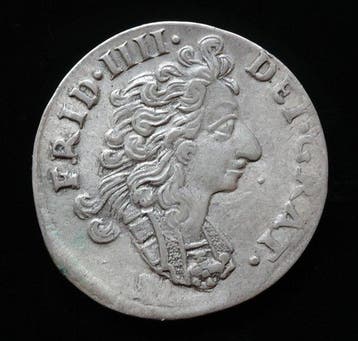Noorwegen. Frederick IV. 8 Skilling 1714 (Zonder, Gestempeld