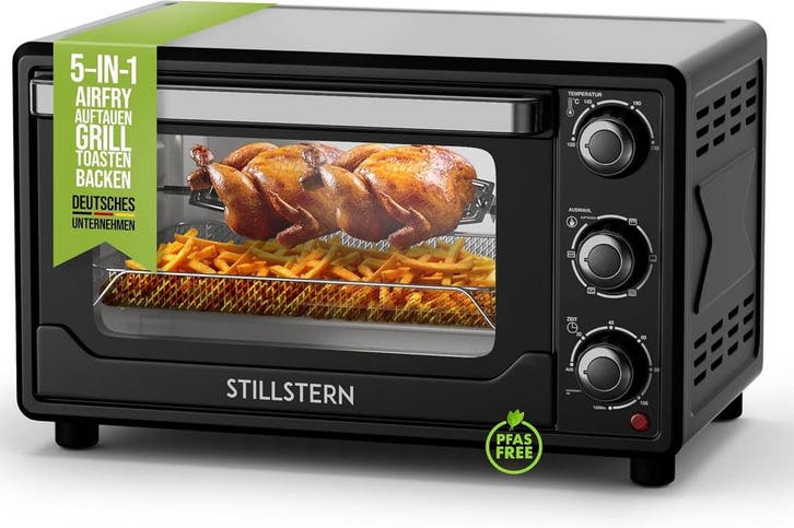 Stillstern CYCLONE PRO+ Mini-oven met convectie 25L (DE vers, Maison & Meubles, Accessoires pour la Maison | Autre, Envoi