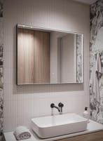 Badkamerspiegel Bristol - 80 x 60 cm - LED - Verwarming, Maison & Meubles, Verzenden