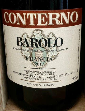 2017 Conterno Giacomo, Barolo Francia - Piedmont DOCG - 1