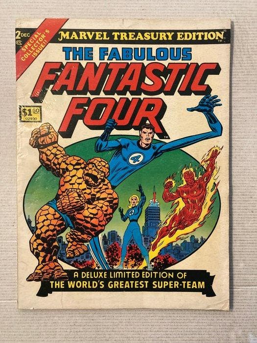 Marvel Treasury Edition (1974) # 2 Fantastic Four, # 3 & 10, Boeken, Strips | Comics