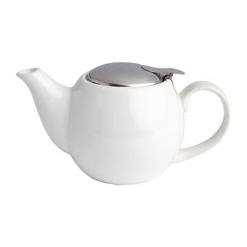 Theepot | CAFÉ |  Keramiek | Wit | 51cl | 194x110x104(h)mm, Verzenden