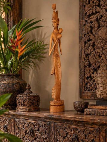 Balinees beeld art Deco stijl - Statue - Indonésie