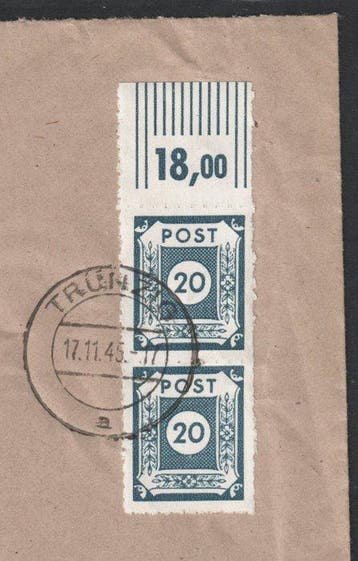 Geallieerde bezetting - Duitsland (Sovjet-zone) 1945 - SBZ, Gestempeld