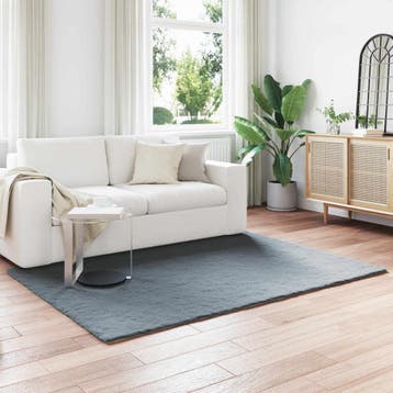 vidaXL Antislip vloerkleed van imitatie konijnenbont OLITE, Verzenden