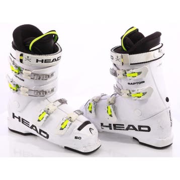 36,5 37 40,5 41 kinder skischoenen HEAD RAPTOR 50, white, ma, Verzenden, Gebruikt, Head