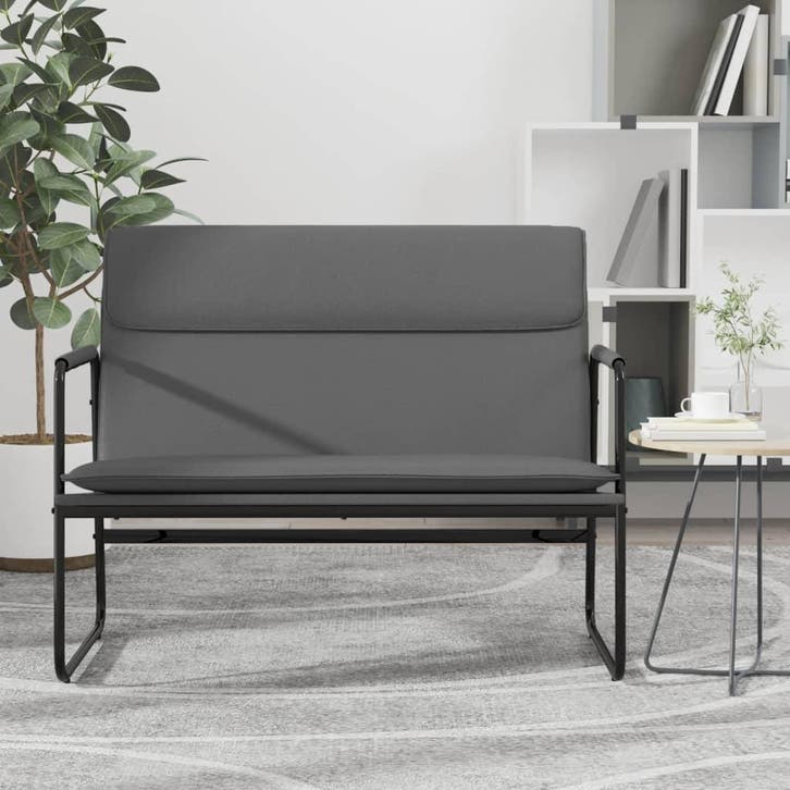 vidaXL Bankje 100x64x80 cm kunstleer grijs, Maison & Meubles, Maison & Meubles | Autre, Envoi