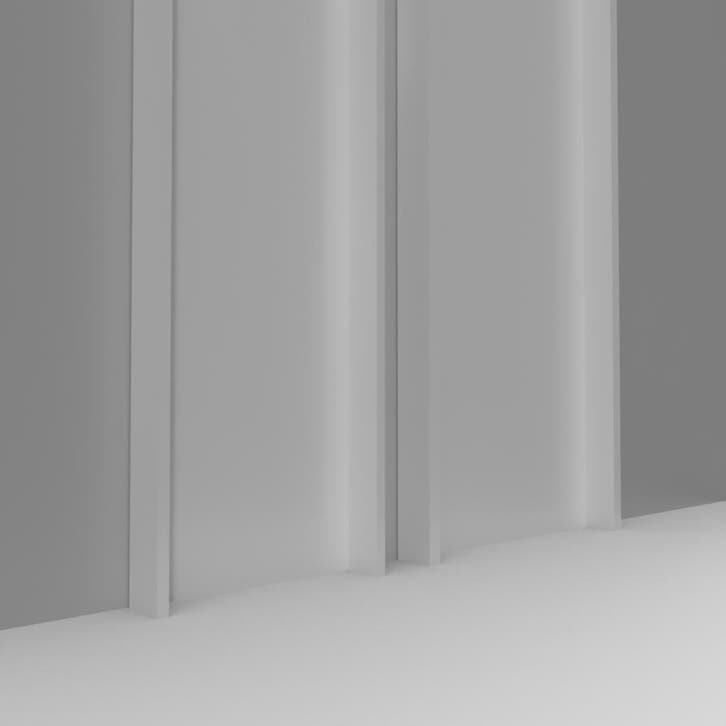 Sluitstijlset  veranda schuifwand - 5 spoor 10 elementen-Wit, Jardin & Terrasse, Verrières, Envoi