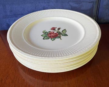 Wedgwood - Service de dîner (6) - Moss Rose - Poterie - 6, Antiek en Kunst