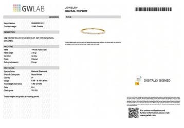 Zonder minimumprijs - Armband - 14 karaat Geel goud -