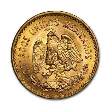 Mexico. 5 Pesos 1955 Mexican 5 Pesos Hidalgo Gold Coin