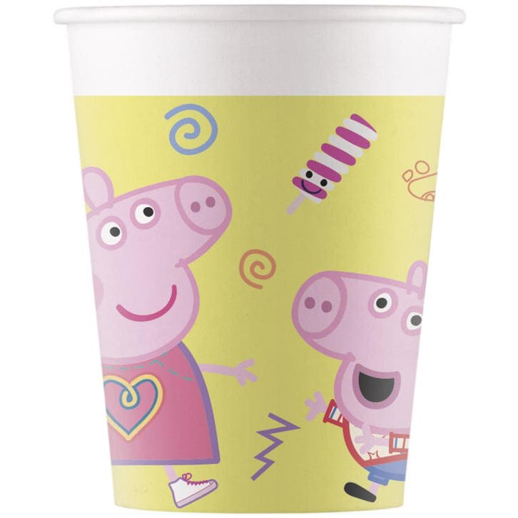 Peppa Pig Bekers 200ml 8st, Hobby & Loisirs créatifs, Articles de fête, Envoi