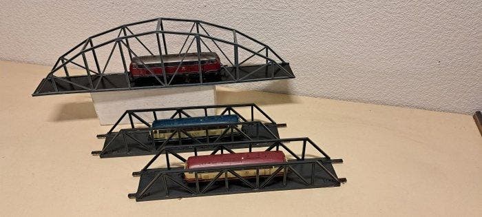 Faller H0 - Bruggen (3) - 3x handgemaakte messing, Hobby & Loisirs créatifs, Trains miniatures | HO