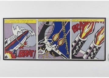 Roy Lichtenstein (1923-1987) (after) - As I Opened Fire, Antiek en Kunst