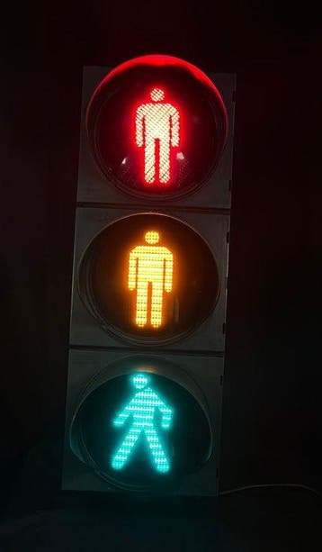 Feu de signalisation - Plastique - Lumière de rue originale