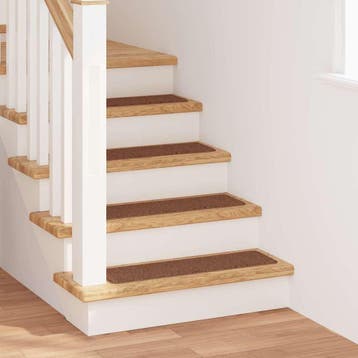 vidaXL Antislip Trapmatten 15 st 75 x 20 cm Geel PP, Doe-het-zelf en Bouw, Verzenden, Nieuw